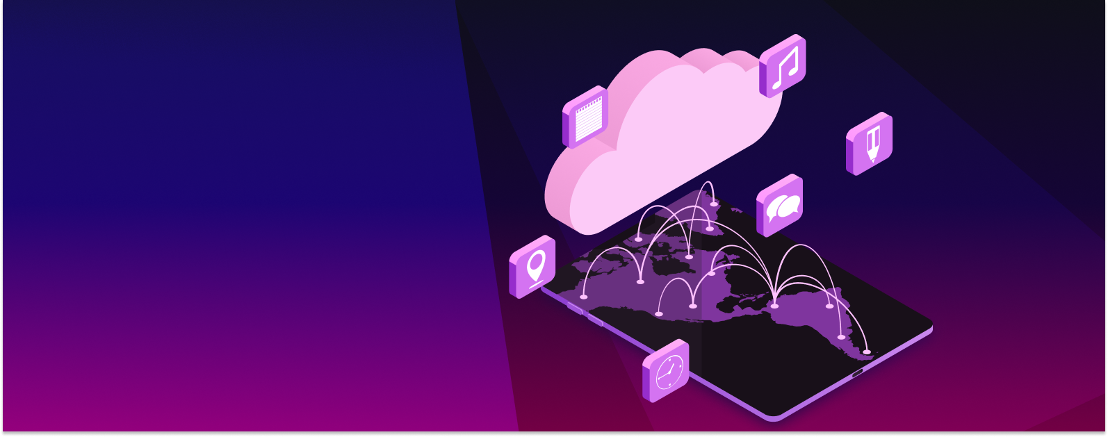 Иллюстрация к услуге Разработка SaaS-платформы
